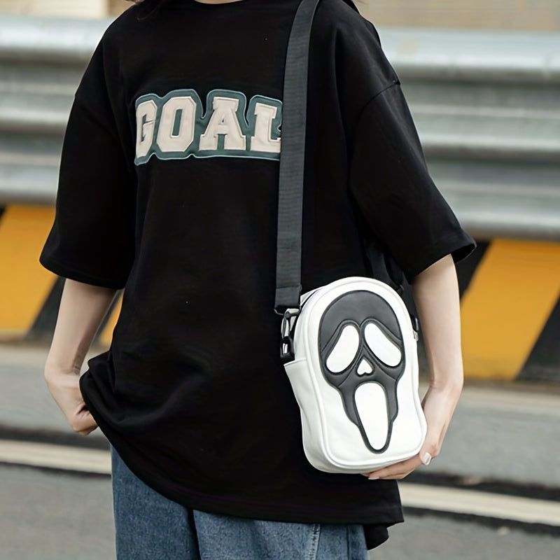 Ghost Skull Crossbody Bag Halloween Party Skull Elf Novelty Purse