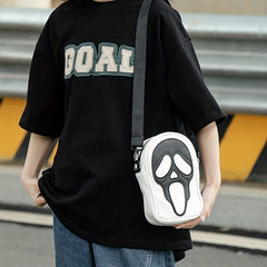 Ghost Skull Crossbody Bag Halloween Party Skull Elf Novelty Purse