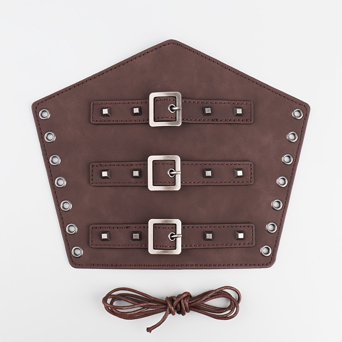 Leather Armguard Medieval Buckle Arm Protector Cosplay Props