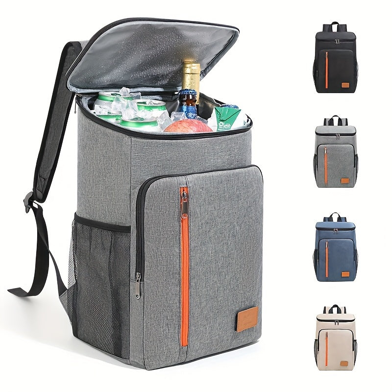 Outdoor Canvas Backpack: Large Capacity Insulated & Easy Clean