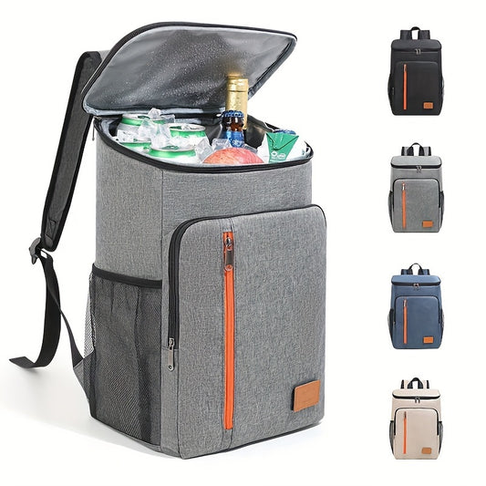 Outdoor Canvas Backpack: Large Capacity Insulated & Easy Clean