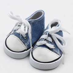 Lace up Canvas Sneakers for 18" Girl Dolls - Accessories Not Included