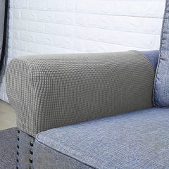 2pcs Stretch Sofa Armrest Cover, Non-slip Fleece Armrest Cover for Furniture