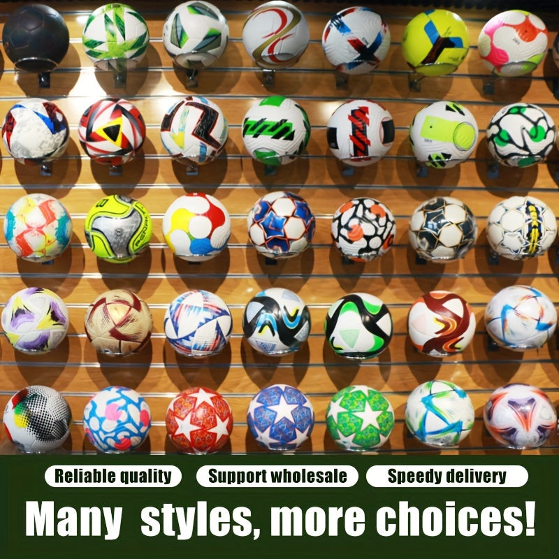 Durable Size 5 Soccer Ball Seamless Football For Training&competition