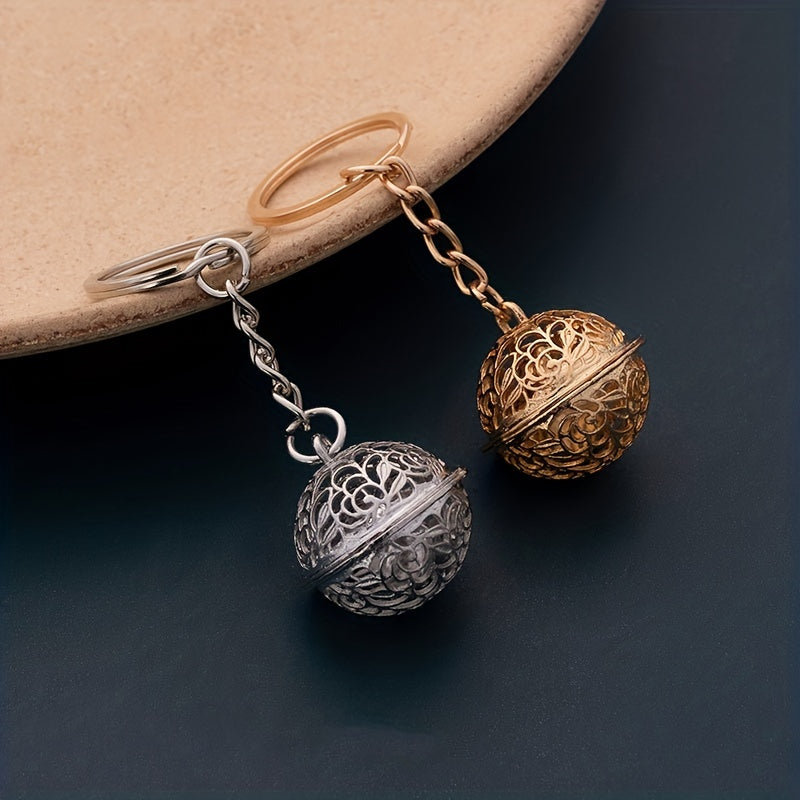 Vintage Bell Key Chain Chinese Style Jewelry Gift Hollow Palace Bell Crafts