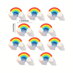 20pcs Rainbow Eraser Student Mini Eraser Cartoon Eraser