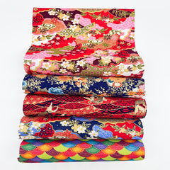5pcs Multicolor Small Cloth Set Japanese Style Patchwork Household Supplies