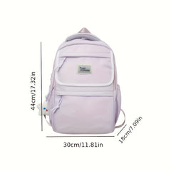Large Capacity Zipper Backpack School Bag