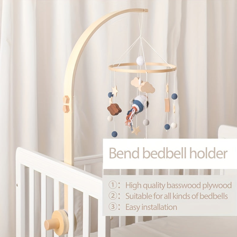 Kids Bed Bent Wooden Bed Bell Holder Bed Bell Accessories