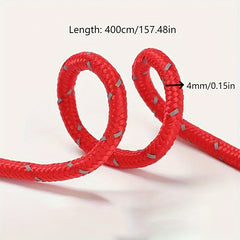 2pcs Windproof Reflective Rope for Camping with Buckle