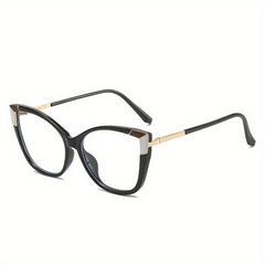 Cat Eye Clear Lens Glasses for Women TR90 Anti Blue Light Glasses
