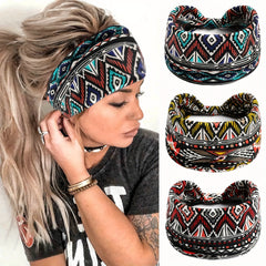 Women's Wide Headband for Sport Workout Non-slip Sweatband