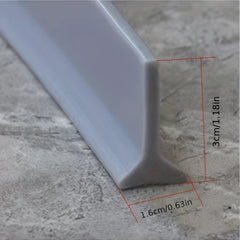 Waterproof Bathroom Barrier Gray Self Adhesive Shower Separator