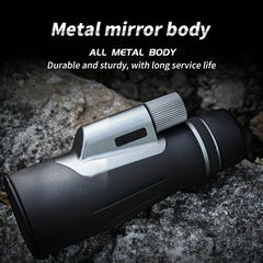 High Power Compact Monocular Telescope Full Metal Body for Bird Watching