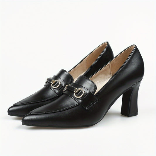 Women's Pointed Toe Court Pumps High Heels Office Work Dress Shoes