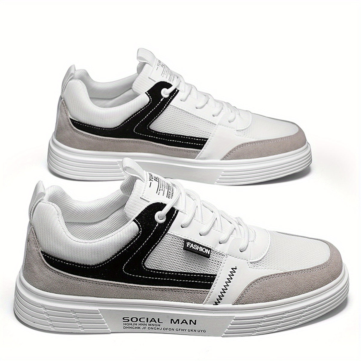 Men's Mesh Skate Shoes Non Slip Casual Shoes For Youth