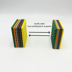 10pcs Double Sided Baseplate Building Blocks Educational Toys Gift