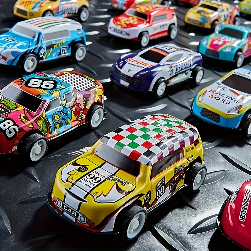 31pcs 2.75in Pull Back Toy Cars in Storage Box Party Favors Goodie Bag Stuffers