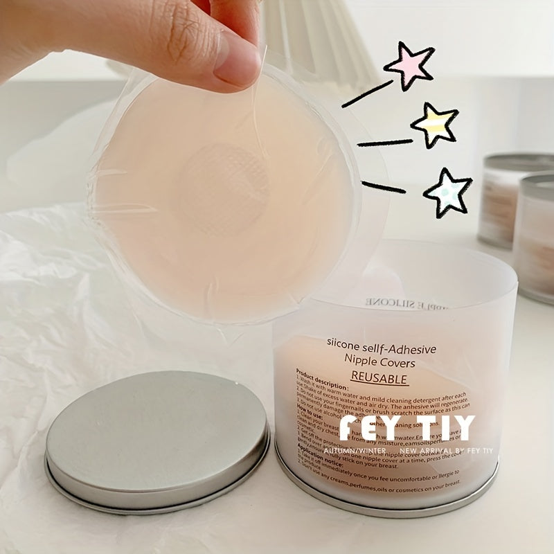 Silicone Skin Nipple Stickers Invisible Underwear Chest Stickers
