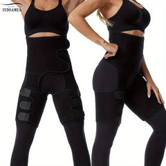 3-in-1 Waist Trainer & Thigh Trimmer for Fast Weight Loss