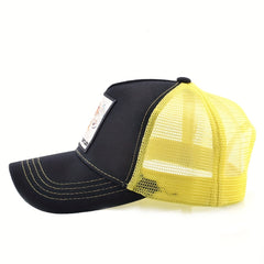 Turtle Embroidered Baseball Cap Adjustable Mesh Trucker Hat Unisex