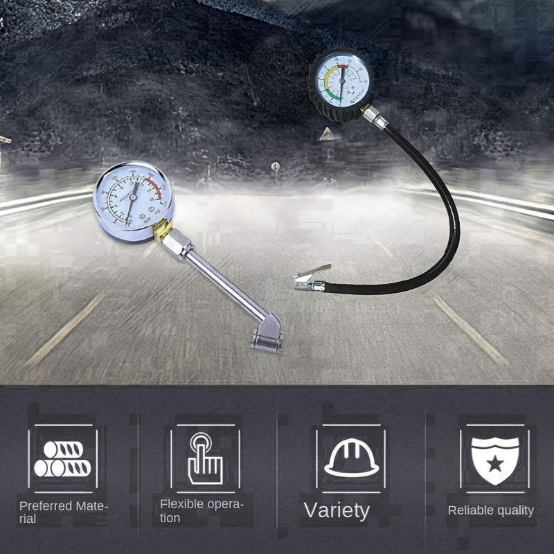Portable Tire Pressure Gauge for Car Maintenance