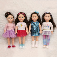 Belinda 18-Inch Stylish Doll Random Style Blow Molded Body 4 Styles