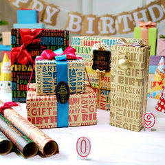 5pcs Christmas Wrapping Paper Birthday Arts Crafts Decorations