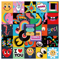 30 Cartoon Strange Stickers Laptop Luggage Phone Journal Book Cup Stickers