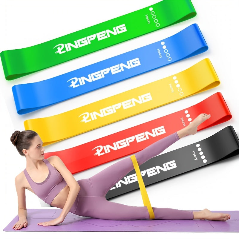 5 Level Yoga Resistance Band for Full Body Workout and Stretching