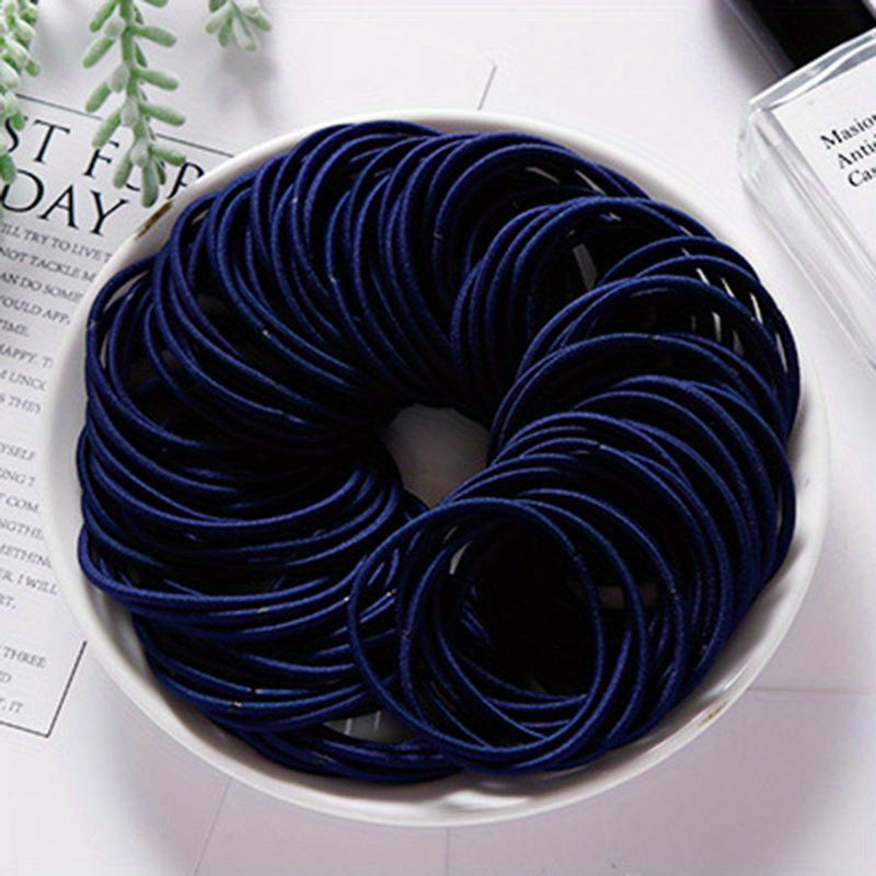 50pcs Colorful Elastic Hair Bands Women Headband Hair Accessories