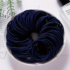 50pcs Colorful Elastic Hair Bands Women Headband Hair Accessories