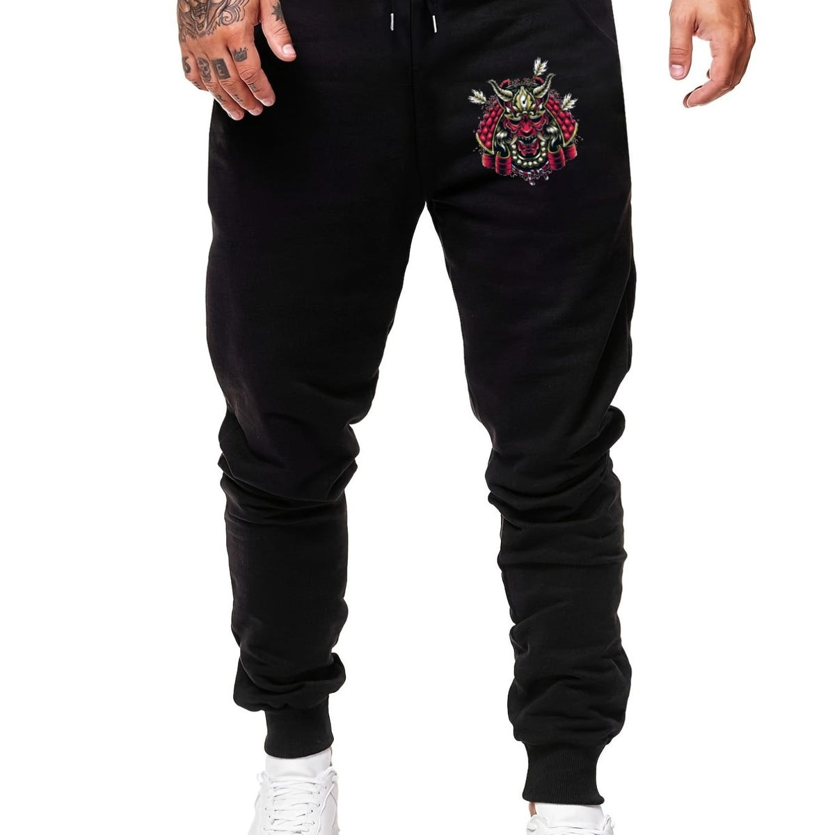Samurai Comfy Drawstring Joggers Men's Casual Breathable Pants