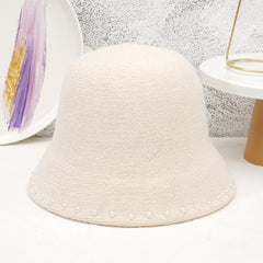Fluffy Pearls Bucket Hat Adult Fluffy Bucket Hat