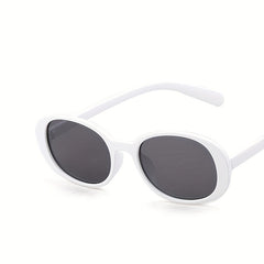 Oval Sunglasses Retro 90s Vintage Sun Shades Glasses UV400