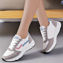 Women's Colorblock Lace-Up Sneakers