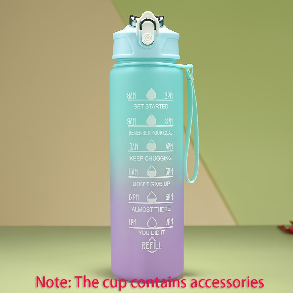 900ml Gradient Water Bottle Leakproof for Sports