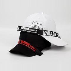 Personalized Hip hop Letters Printed Sun Visor Baseball Cap