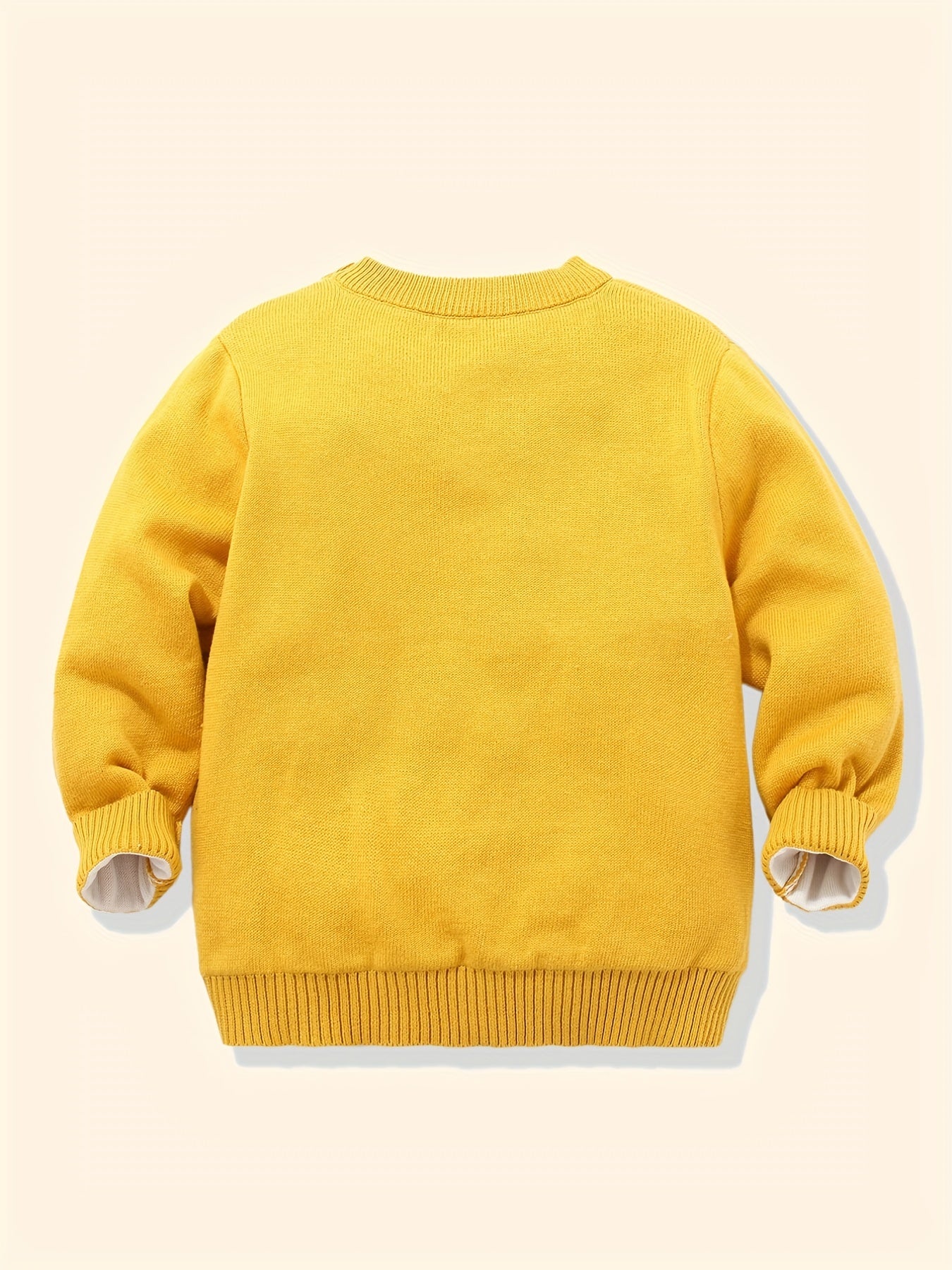 Baby Boys Cartoon Series Sweater Baby Animal Jacquard Top Kids Pullover