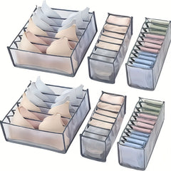 Grid Storage Box for Underwear, Socks, and Bras - Home and Bedroom Organizer