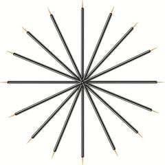 50Pcs Disposable Eyeliner Makeup Brushes Fine Nylon Hair Beauty Make Up Brush