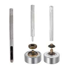 60pcs 15mm Metal Snap Fasteners Kit with Install Tools for Clothes