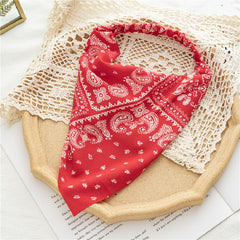 Floral Hair Scarf Bandanas Headbands Elastic Hair Bands Hair Scrunchies