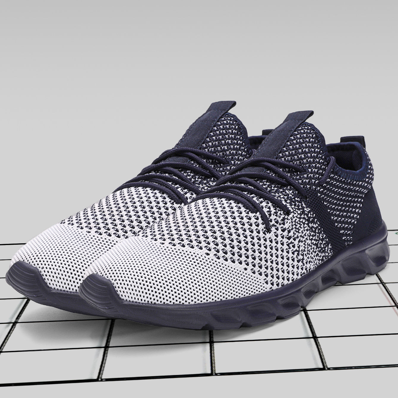 Men's Lightweight Breathable Running Sneakers Walking Shoes