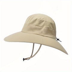 Mesh Breathable Bucket Hat Solid Sun Cap Outdoor UV Protection Fisherman Cap