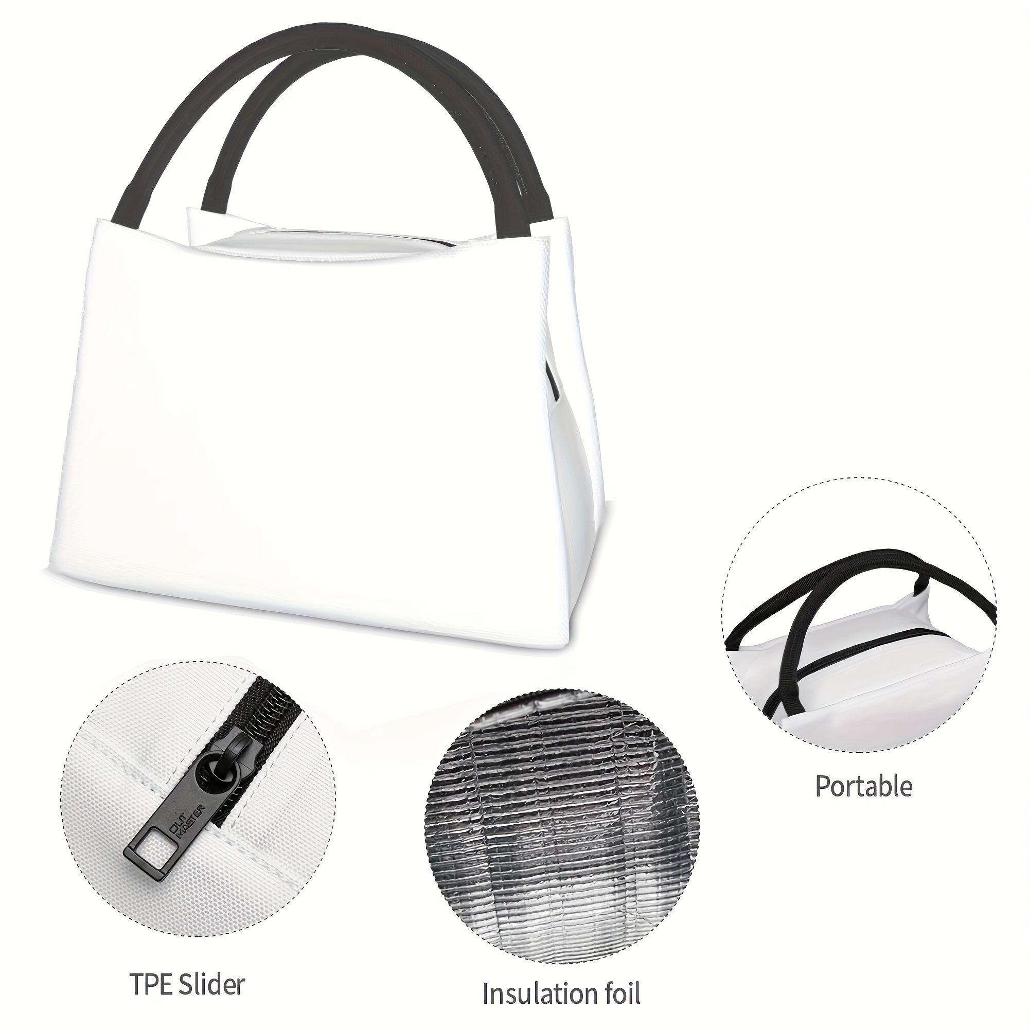 Summer Sun Pattern Reusable Refrigerated Bag Portable Insulated Bag