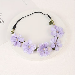 Boho Flower Wreath Hair Band Sweet Garland for Women Girls