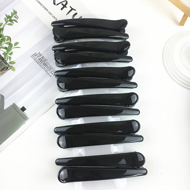 12pcs Snap Prong Hair Clips for Girls Hair Bows