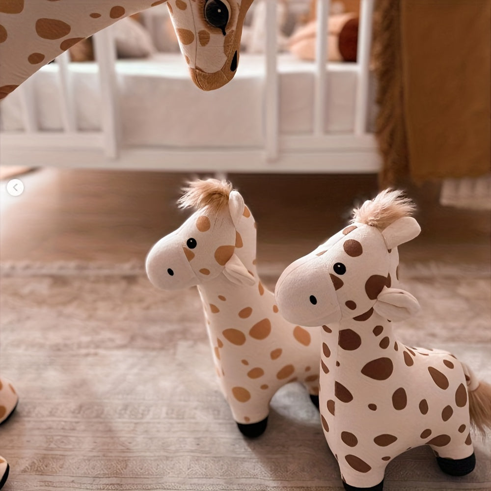 Nordic Style Giraffe Baby Doll Plush Toy Children's Room Decor