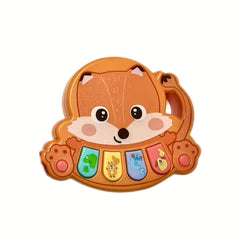 Interactive Animal Baby Piano Toy with Colorful Keys & Characters Touch & Teach